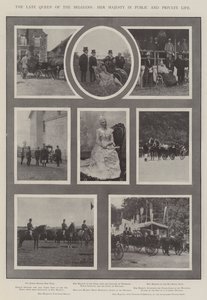 Die verstorbene Königin der Belgier, Ihre Majestät im öffentlichen und privaten Leben von English Photographer