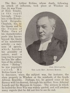 Der verstorbene Reverend Arthur Robins von English Photographer