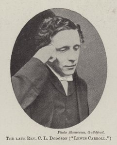 Der verstorbene Reverend C. L. Dodgson, Lewis Carroll von English Photographer