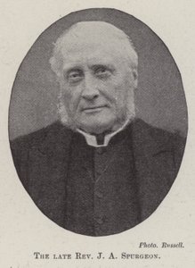 Der verstorbene Reverend J A Spurgeon von English Photographer