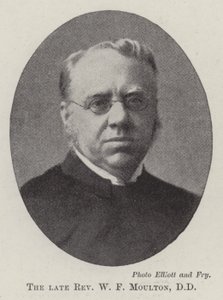 Der verstorbene Reverend W F Moulton, DD von English Photographer