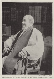 Der verstorbene ehrenwerte Lord Arthur Hervey, Bischof von Bath und Wells von English Photographer