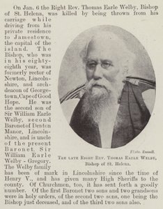 Der verstorbene Bischof Thomas Earle Welby, Bischof von St. Helena von English Photographer