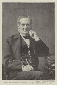 Der verstorbene Sir Bernard Burke, CB, KP, Ulster King of Arms von English Photographer