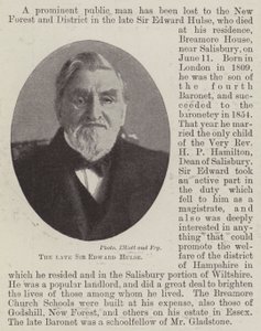 Der verstorbene Sir Edward Hulse von English Photographer