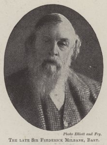 Der verstorbene Sir Frederick Milbank, Baronet von English Photographer