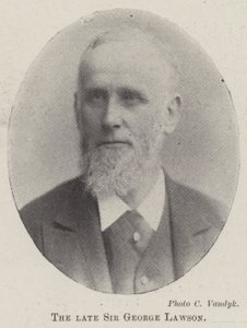 Der verstorbene Sir George Lawson von English Photographer