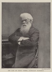 Der verstorbene Sir Henry Parkes, australischer Staatsmann von English Photographer