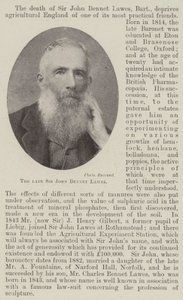 Der verstorbene Sir John Bennet Lawes von English Photographer