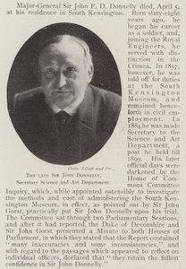 Der verstorbene Sir John Donnelly, Sekretär der Wissenschafts- und Kunstabteilung von English Photographer