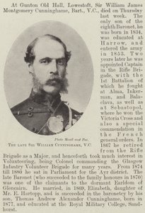 Der verstorbene Sir William Cunninghame, VC von English Photographer