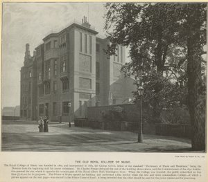 Das alte Royal College of Music von English Photographer