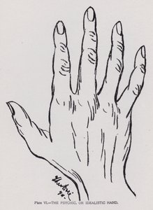Die psychische oder idealistische Hand (s/w Foto) von English Photographer