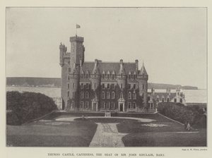 Thurso Castle, Caithness, der Sitz von Sir John Sinclair, Baronet