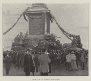 Trafalgar Day auf dem Trafalgar Square von English Photographer