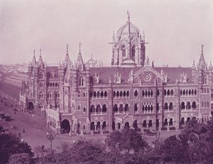Victoria Terminus Station, Bombay von English Photographer