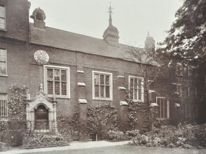 Ansicht von Staple Inn, London, 1885