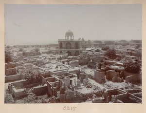 Dorf innerhalb von Purana Qila, Blick um Sher Mandal, ca. 1908-1911 von English Photographer