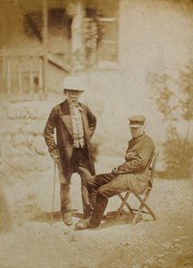 Viscount Gough und General Sir W. Codrington im Hauptquartier Sebastopol