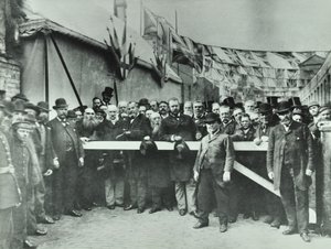 Westferry Road: Befreiung der Straße von der Maut, 1885