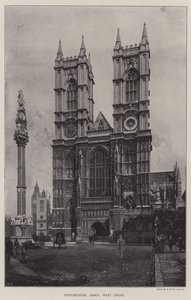 Westminster Abbey, Westfront von English Photographer