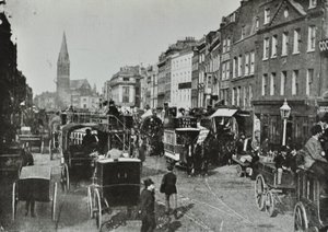 Whitechapel High Street, Blick nach Osten, 1890