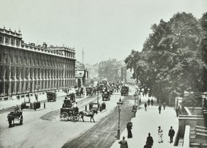 Whitehall, Westminster LB: Blick nach Norden, 1890