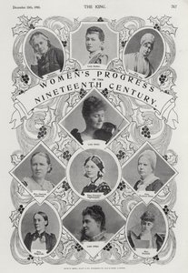 Fortschritt der Frauen im 19. Jahrhundert von English Photographer