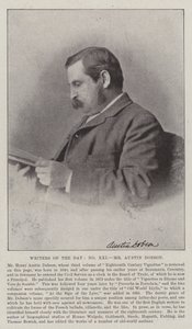 Schriftsteller des Tages, Mr. Austin Dobson von English Photographer