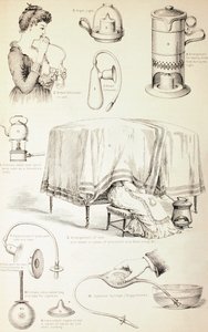 Kinderzimmergeräte des 19. Jahrhunderts, um 1890 von English School