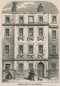 28 Dean Street, Soho, London, Geburtsort des Künstlers Joseph Nollekens von English School