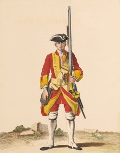 29. Regiment zu Fuß, ca. 1742