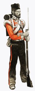 89. Fußsoldat 1854 Grenadier von English School