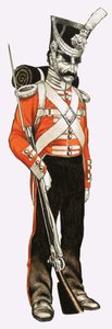 96. Fußsoldat, 1836 von English School