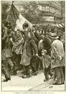 Nach Berlin! - Pariser Menschenmengen erklären den Krieg von English School