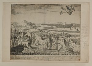 Eine Karikatur des Österreichischen Erbfolgekriegs, veröffentlicht von G. Foster, London, 1743