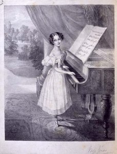Ein Kindpianist (Miss Jonas?) spielt John Fields 