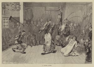 Ein chinesisches Drama (Stich) von English School