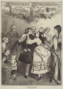 Ein Weihnachtsgruß (Gravur) von English School