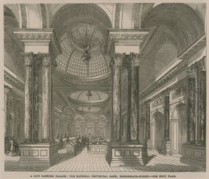 Ein Stadtbankpalast von English School