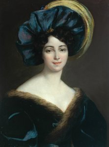 Eine modische Dame
