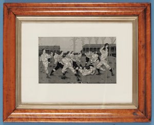 Ein Fußballspiel