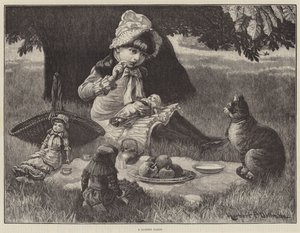 Eine Gartenparty (Stich) von English School