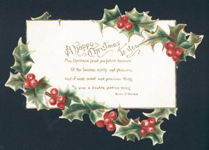 Fröhliche Weihnachten für dich - Weihnachtskarte von English School