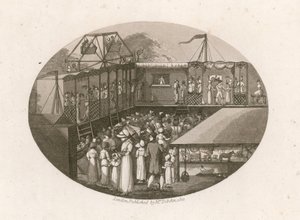 Ein Londoner Jahrmarkt möglicherweise in Camberwell