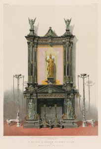 Ein Kamin aus Marmor und Bronze von Marchand, Paris