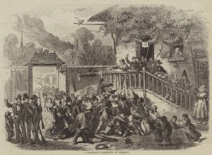Eine Hochzeitszeremonie in Embrun (Stich)