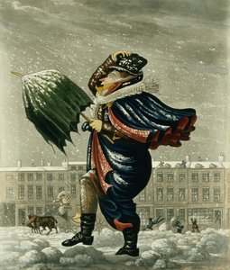 Fröhliche Weihnachten und ein glückliches neues Jahr in London, graviert von G. Hunt, 1827 von English School