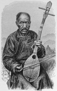 Ein mongolischer Musiker, aus 
