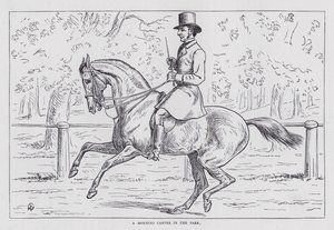 Ein morgendlicher Galopp im Park von English School